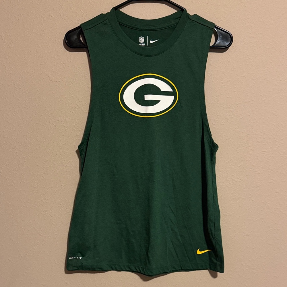 Nike Green Bay Packers Muscle Tank - Women’s
